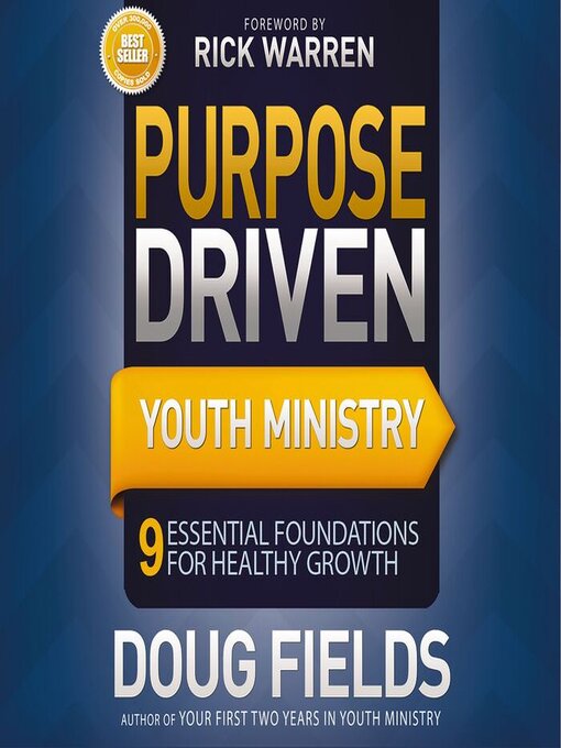 Cover image for Purpose Driven Youth Ministry